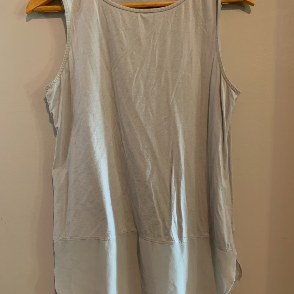 Ann Taylor light blue tunic tank